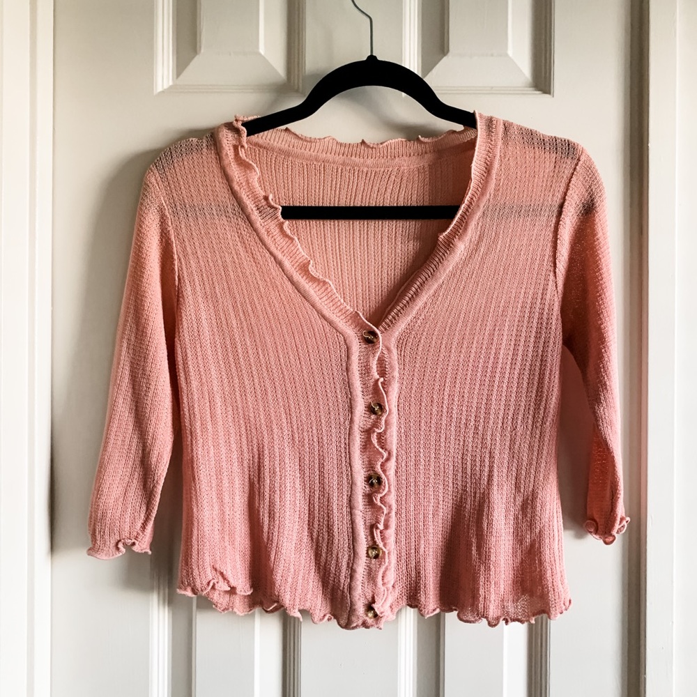 Verge Girl Boho Mauve Button Up